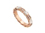 [Eternal Jewelry]SERPENTI RING PINK GOLD DIAMOND MOP 3MM - Image 2