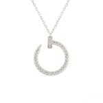 [Eternal Jewelry]JUSTE NECKLACE SILVER DIAMONDS - Image 2
