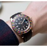 Rolex Perpetual Yacht-Master Gem-Set Bezel 116695 SATS Replica - Image 4