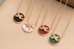 [Eternal Jewelry]JEUX DE ROSE GOLD DIAMOND NECKLACE - Image 2