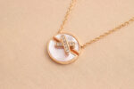 [Eternal Jewelry]JEUX DE ROSE GOLD DIAMOND NECKLACE - Image 3