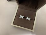 [Eternal Jewelry]JEUX DE WHITE MOP SILVER DIAMOND EARRINGS - Image 3
