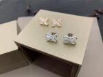 [Eternal Jewelry]JEUX DE WHITE MOP SILVER DIAMOND EARRINGS - Image 4