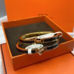 [Eternal Jewelry]CLASSIC HM CLIC BLACK 8MM ENAMEL BRACELET - Image 4