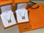 [Eternal Jewelry]HM CLIC YELLOW ENAMEL GOLD NECKLACE - Image 5
