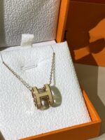 [Eternal Jewelry]HM CLIC YELLOW ENAMEL GOLD NECKLACE - Image 6