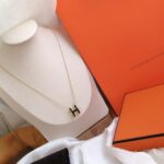 [Eternal Jewelry]HM CLIC BLACK ENAMEL GOLD NECKLACE - Image 3