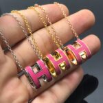 [Eternal Jewelry]H NECKLACE PINK - Image 4
