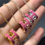 [Eternal Jewelry]H NECKLACE PINK - Image 5