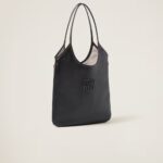 IVY Leather Handbag Black - Image 2