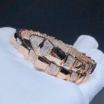 [Eternal Jewelry]SERPENTI WIDE BRACELET PINK GOLD DIAMOND - Image 6