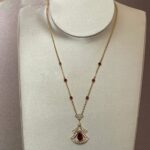 [Eternal Jewelry]DREAM NECKLACE CARNELIAN DIAMOND PINK GOLD - Image 4