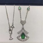 [Eternal Jewelry]DREAM NECKLACE MALACHITE DIAMOND SILVER - Image 3