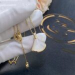 [Eternal Jewelry]DREAM NECKLACE WHITE MOP GOLD 1 DIAMOND - Image 3