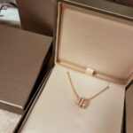 [Eternal Jewelry]SERPENTI PINK GOLD NECKLACE DOUBLE RING DIAMOND - Image 3