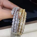 [Eternal Jewelry]SERPENTI BRACELET GOLD DIAMOND DOUBLE ROW - Image 4