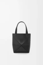 Mini Puzzle Fold tote in shiny calfskin - Image 3
