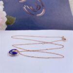 [Eternal Jewelry]AMULETTE ROSE GOLD AGATE NECKLACE - Image 2