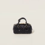 Arcadie Matelassé Small Soft Lamb Leather Handbag - Image 5