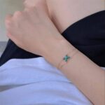 [Eternal Jewelry]JEUX BRACELET MALACHITE PINK GOLD 1 DIAMOND - Image 5