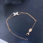 [Eternal Jewelry]JEUX BRACELET WHITE MOP PINK GOLD 1 DIAMOND - Image 2
