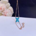 [Eternal Jewelry]JEUX BRACELET TURQUOISE PINK GOLD 1 DIAMOND - Image 3