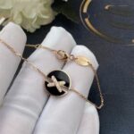 [Eternal Jewelry]JEUX DE BRACELET ONYX PINK GOLD DIAMOND - Image 2