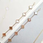 [Eternal Jewelry]CLOVER 5 PINK MOP BRACELET - Image 3