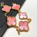 [Eternal Jewelry]CLOVER 5 PINK MOP BRACELET - Image 4