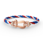 [Eternal Jewelry]FORCE LARGE HORSESHOE HALF DIAMOND BRACELET ROSE GOLD - Image 9