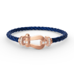 [Eternal Jewelry]FORCE LARGE HORSESHOE HALF DIAMOND BRACELET ROSE GOLD - Image 11