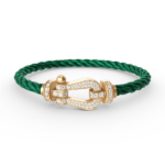 [Eternal Jewelry]FORCE LARGE HORSESHOE FULL DIAMOND BRACELET GOLD - Image 13