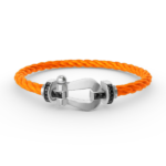 [Eternal Jewelry]FORCE LARGE HORSESHOE BLACK DIAMOND BRACELET SILVER - Image 8
