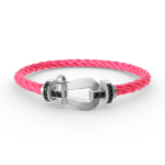 [Eternal Jewelry]FORCE LARGE HORSESHOE BLACK DIAMOND BRACELET SILVER - Image 12