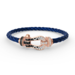 [Eternal Jewelry]FORCE LARGE HORSESHOE BLACK WHITE DIAMOND BRACELET ROSE GOLD - Image 10