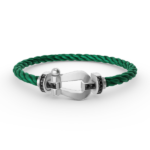[Eternal Jewelry]FORCE LARGE HORSESHOE BLACK DIAMOND BRACELET SILVER - Image 14