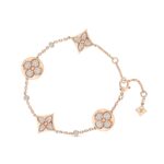 [Eternal Jewelry]STAR AND SUN 4 MOTIFS GOLD DIAMONDS BRACELET - Image 2