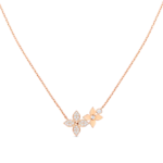 [Eternal Jewelry]STAR BLOSSOM NECKLACE PINK GOLD DIAMONDS - Image 2