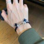 [Eternal Jewelry]CLOVER 5 MOTIF PIETERSITE SILVER BRACELET - Image 10