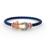 [Eternal Jewelry]FORCE LARGE HORSESHOE  COLORED DIAMOND BRACELET ROSE GOLD - Image 7