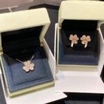 [Eternal Jewelry]FRIVOLE PINK GOLD FLOWER DIAMOND EARRINGS - Image 4