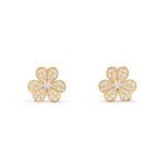 [Eternal Jewelry]FRIVOLE GOLD FLOWER DIAMOND EARRINGS