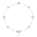 [Eternal Jewelry]FRIVOLE SILVER 9 FLOWERS NECKLACE - Image 2