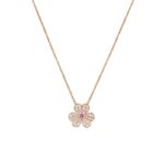 [Eternal Jewelry]FRIVOLE ROSE GOLD FLOWER DIAMOND NECKLACE