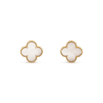 [Eternal Jewelry]CLOVER MINI GOLD EARRINGS - Image 2