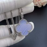 [Eternal Jewelry]CLOVER SILVER CHALCEDONY BIG CLOVER NECKLACE - Image 2