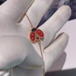 [Eternal Jewelry]LUCKY SPRING 1 MOTIF PINK GOLD BRACELET - Image 9