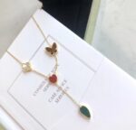 [Eternal Jewelry]LUCKY SPRING 4 MOTIFS ROSE GOLD NECKLACE - Image 6