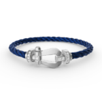 [Eternal Jewelry]FORCE LARGE HORSESHOE HALF DIAMOND BRACELET SILVER - Image 11